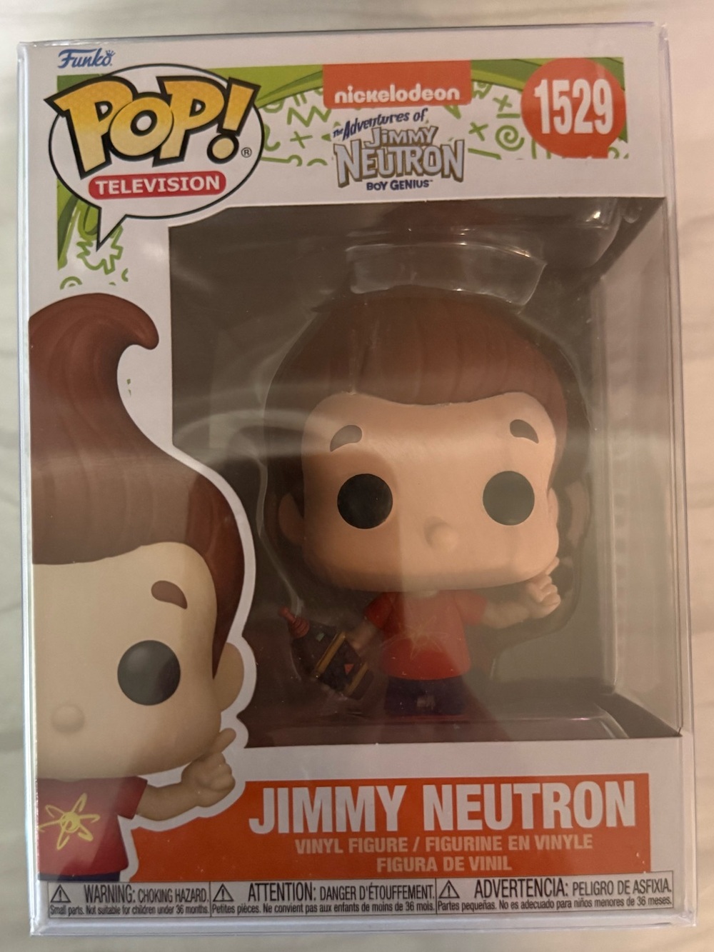 Funko Pop! Jimmy Neutron Vinyl Figure - Red, Brown, Black